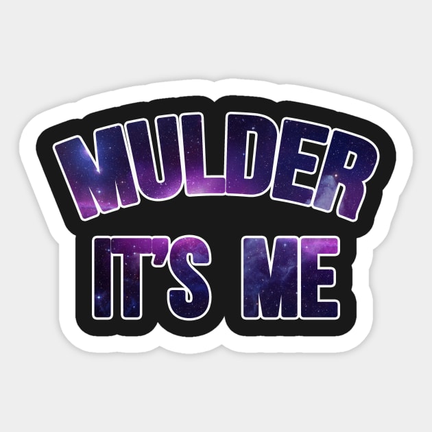 Mulder It's Me Cosmic Sticker by charlescheshire